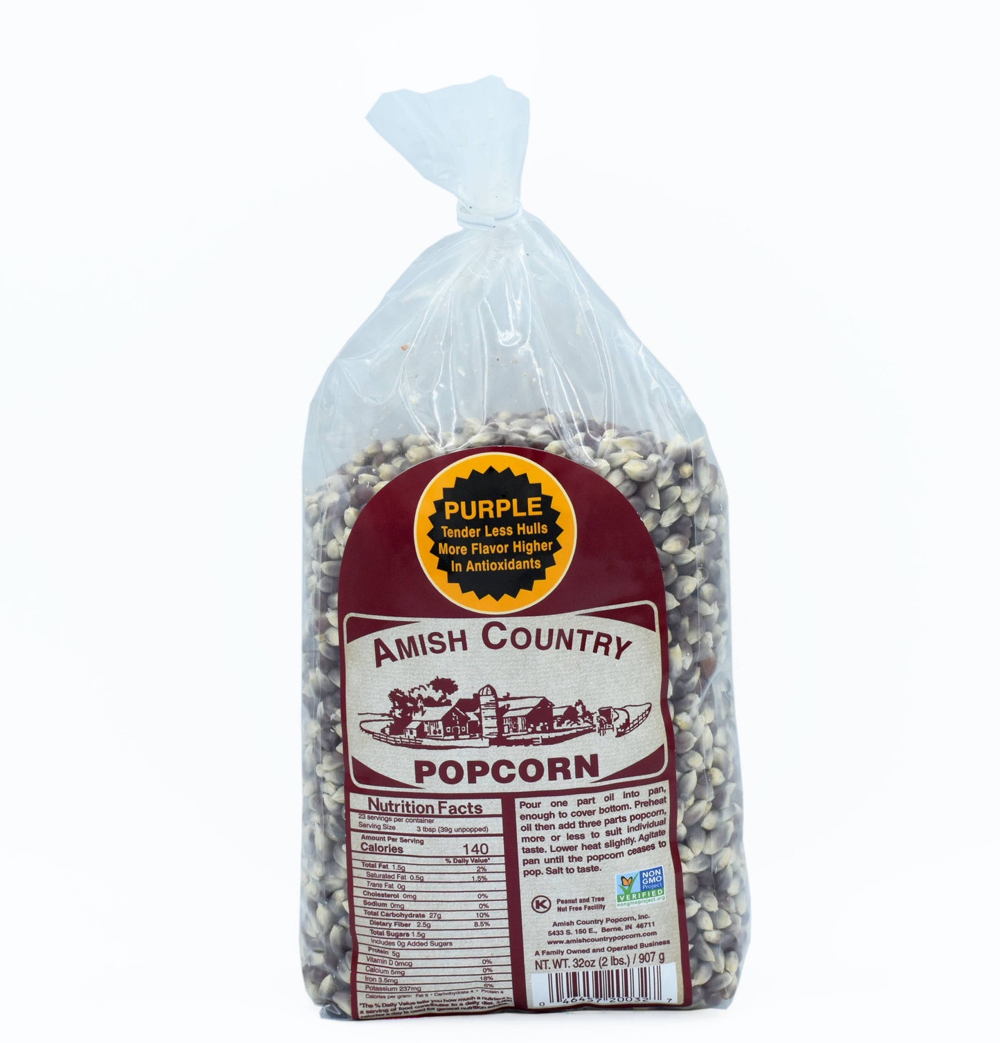 2lb Bag of Purple Popcorn