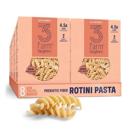 High Fiber Rotini - Gut Friendly, Low GI, USA Grown Pasta