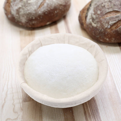 Round Rattan Bread Proofing Basket and Liner