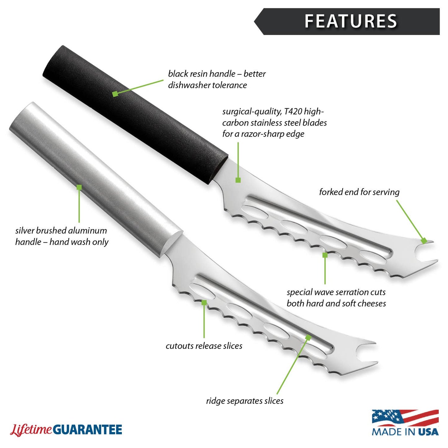 Silver Cheese Knife