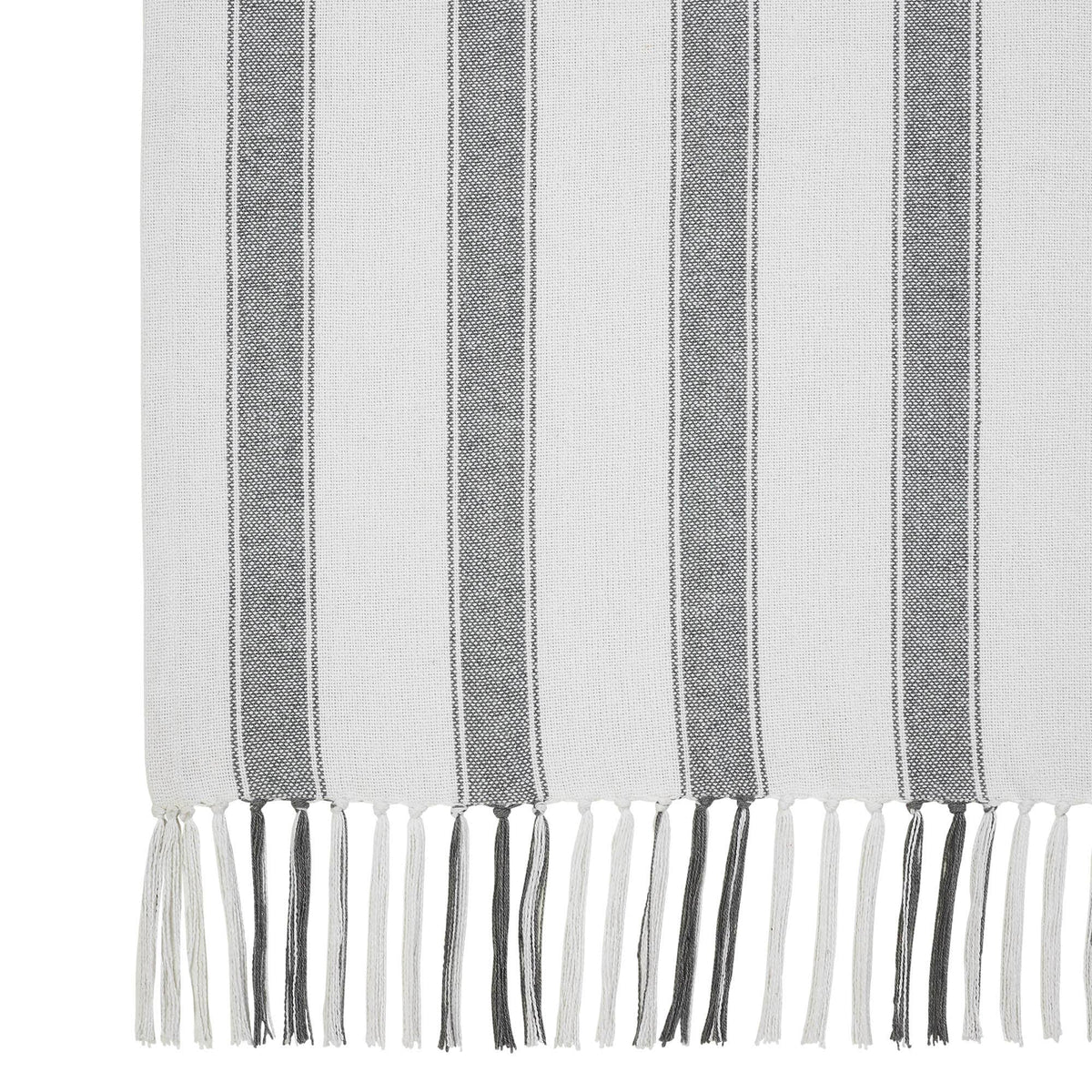 Neutral Farmhouse Stripe Throw Blanket 50x60