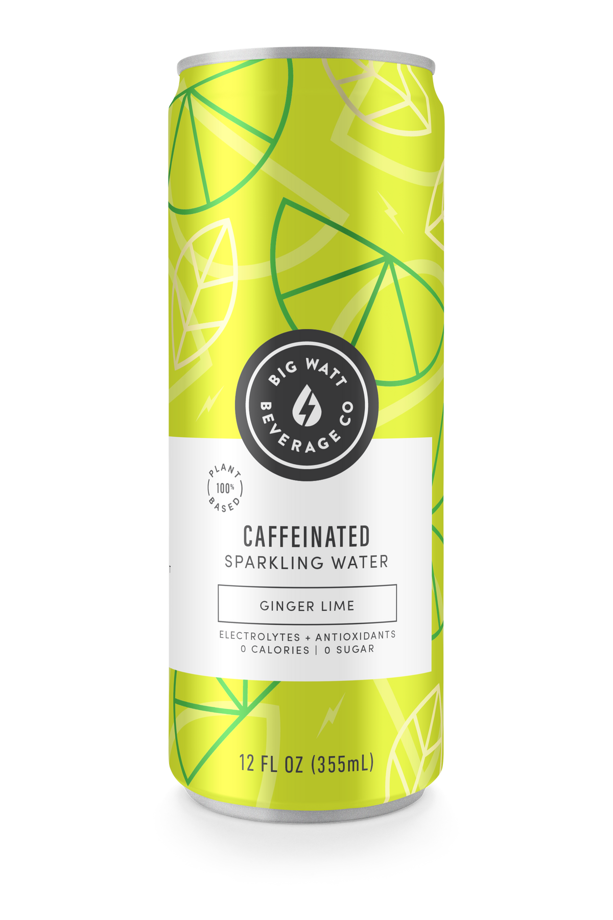 Sparkling Water - Ginger Lime Caffeinated