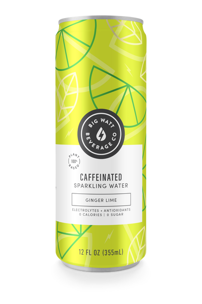 Sparkling Water - Ginger Lime Caffeinated