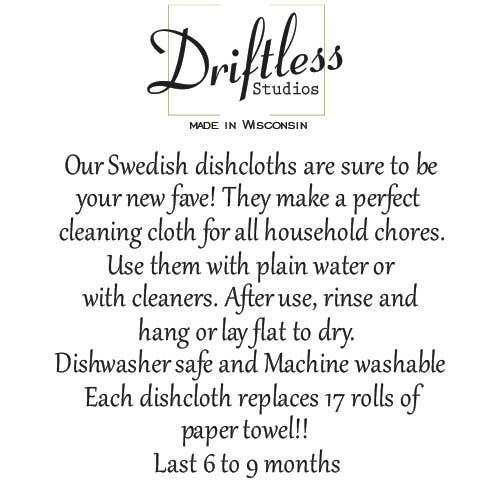 Fall Harvest Mums Swedish Dishcloths - Driftless Studios