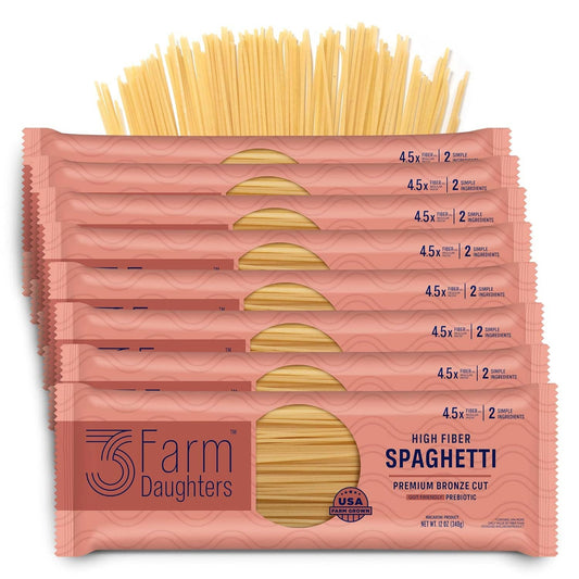High Fiber Spaghetti - Gut Friendly, Low GI, USA Grown Pasta