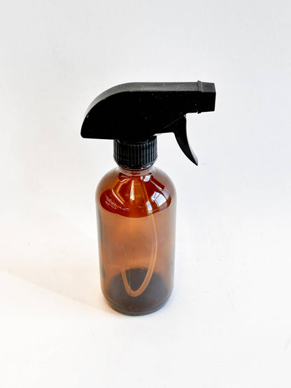 Brown Glass Spray Bottle 8 oz. Plant Sprayer and Mister